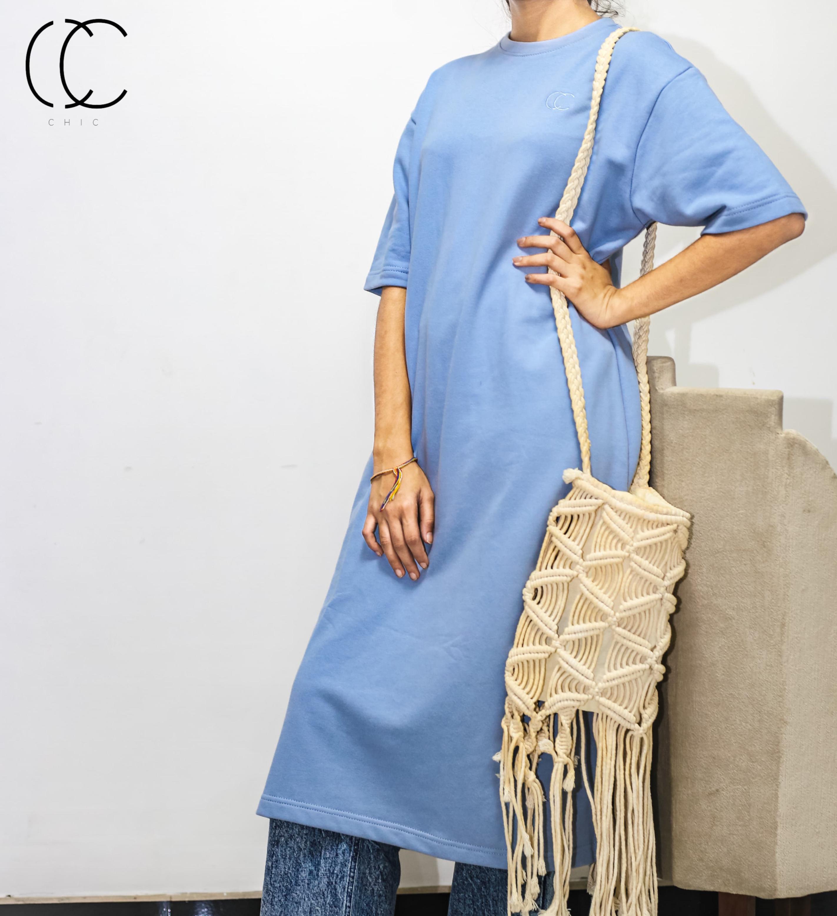 Midi T shirt- Sky Blue [Women's]