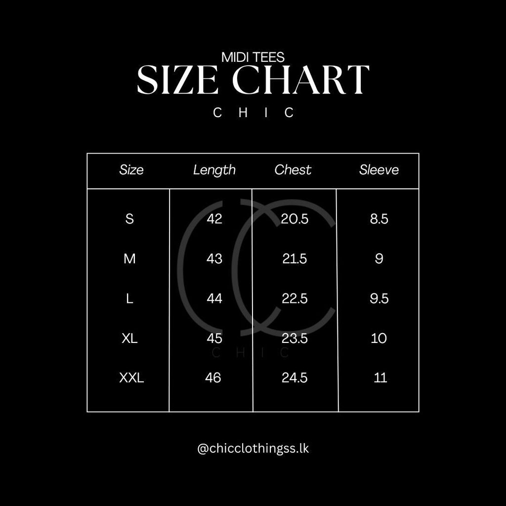 Midi T shirt- Sky Blue [Women's]