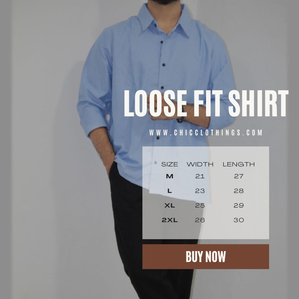 Loose Fit Shirt-Iron Grey [L/sleeve] [Men's]