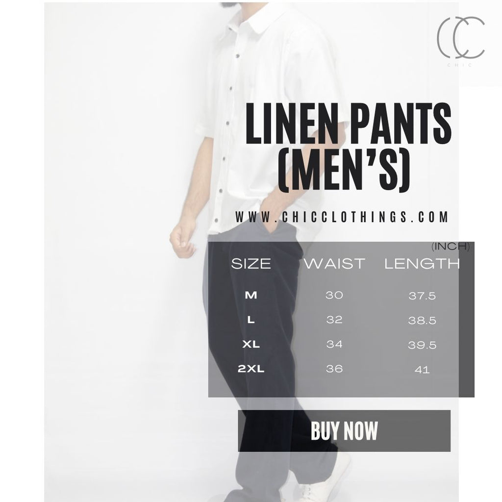 Linen Trouser - Camel Brown [Men's]