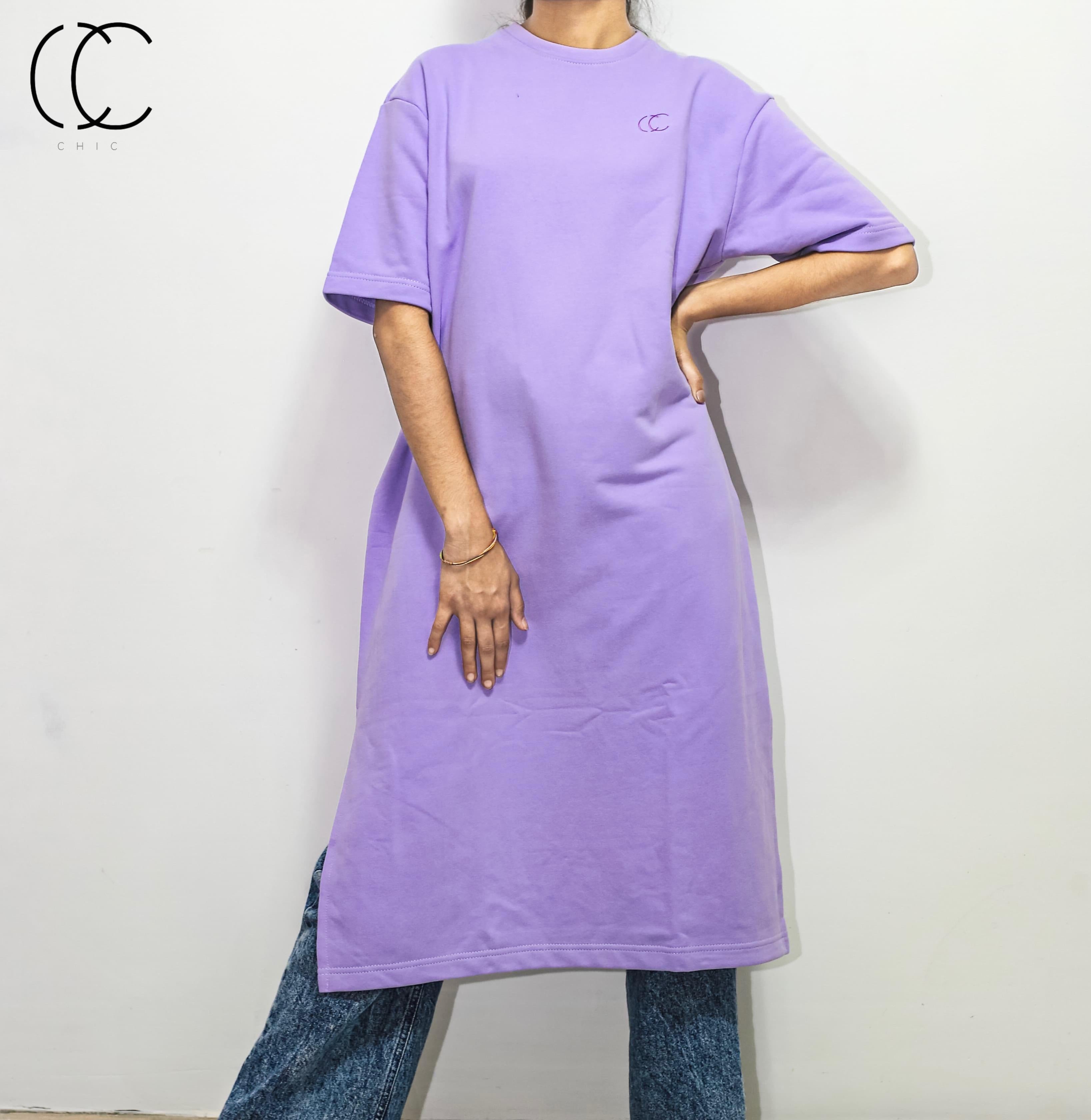 Midi T shirt- Light Purple [Women's]