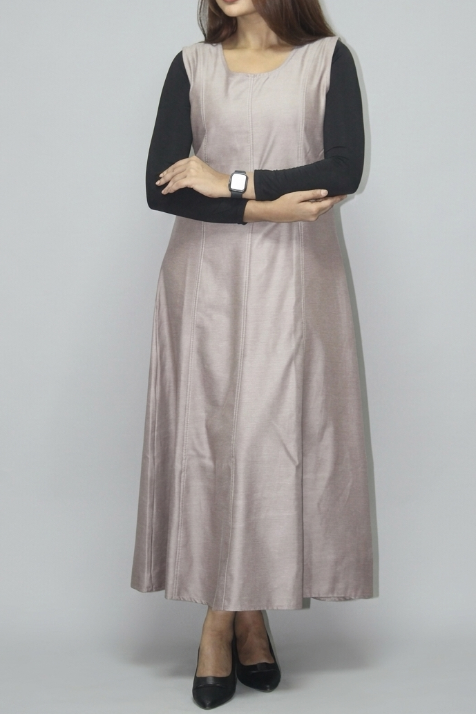 2 PCS SET-CROP SHIRT AND SLEEVELESS DRESS- ENIGMA [WOMEN'S]