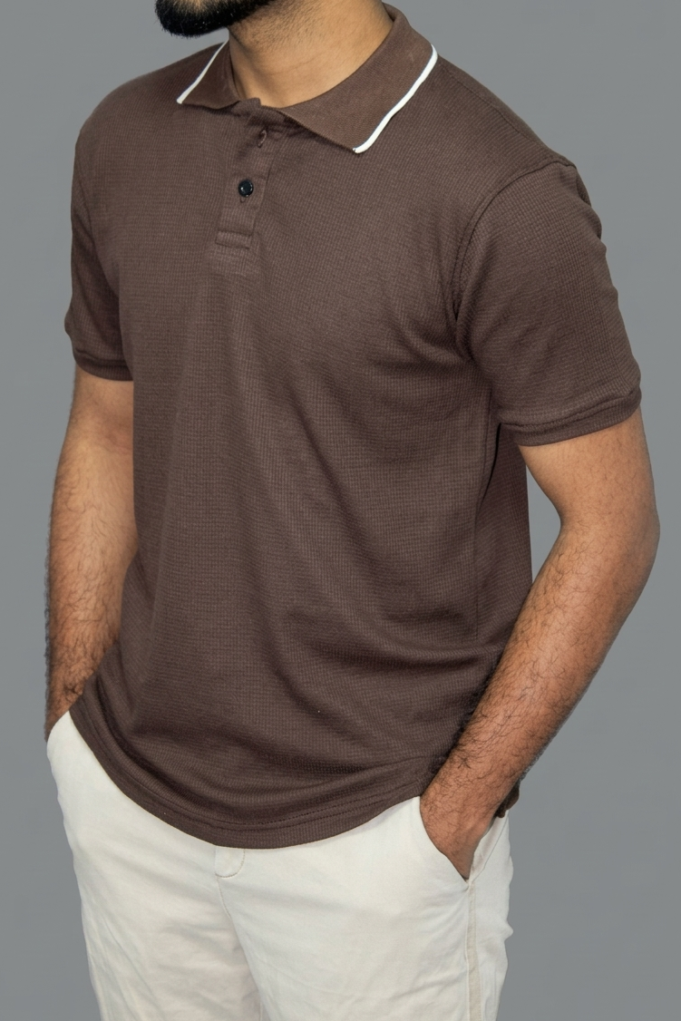 Collared T Shirt- Brunette [men's]
