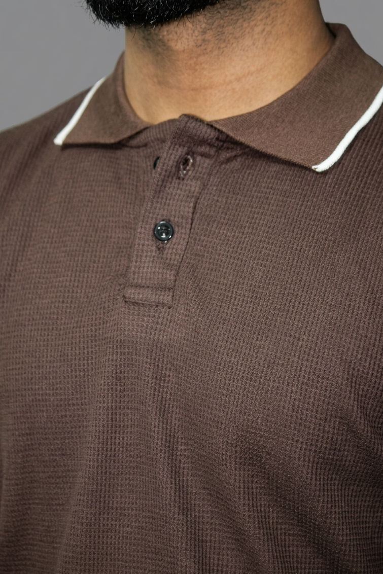 Collared T Shirt- Brunette [men's]