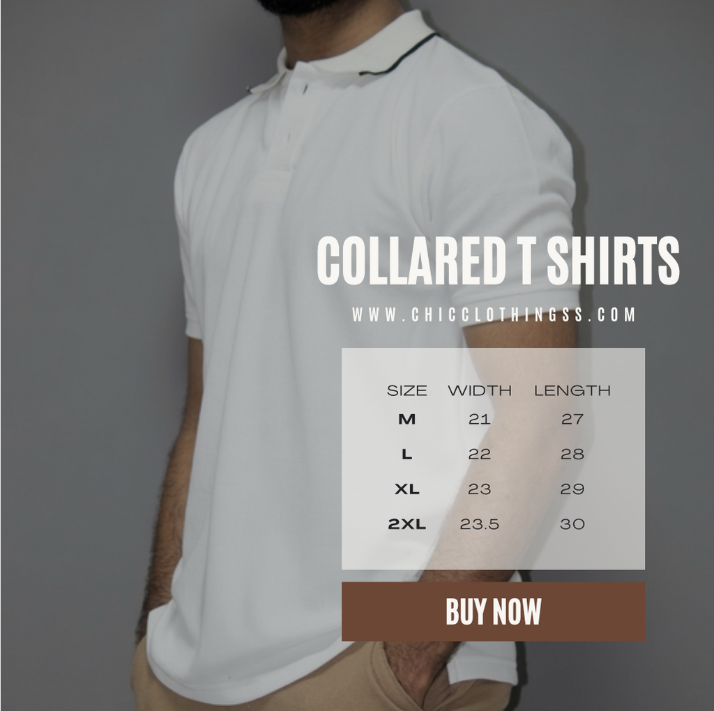 Collared T Shirt- Black [men's]