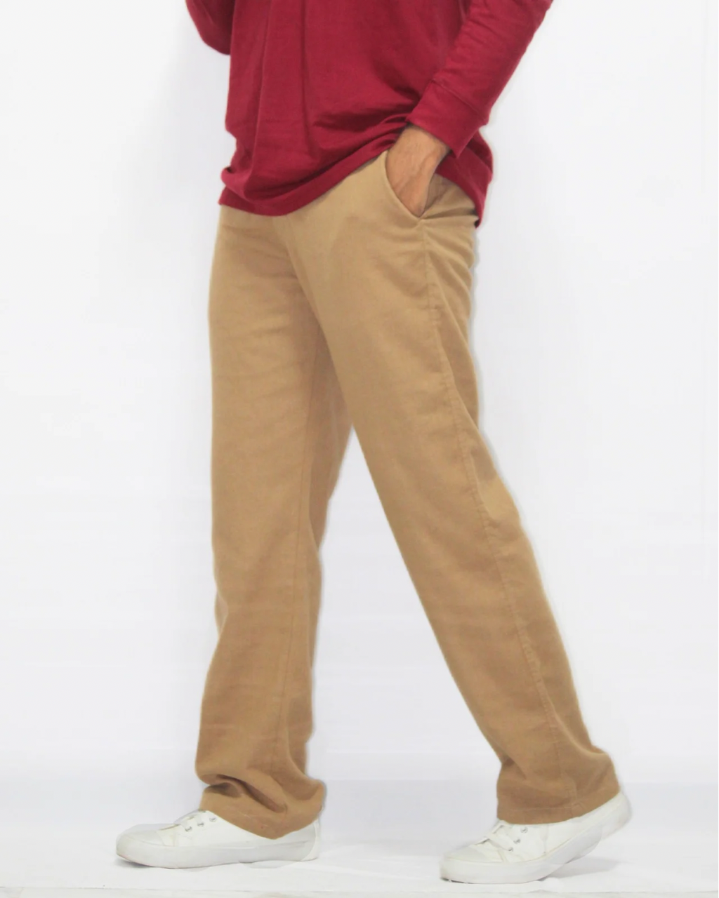 Linen Trouser - Camel Brown [Men's]