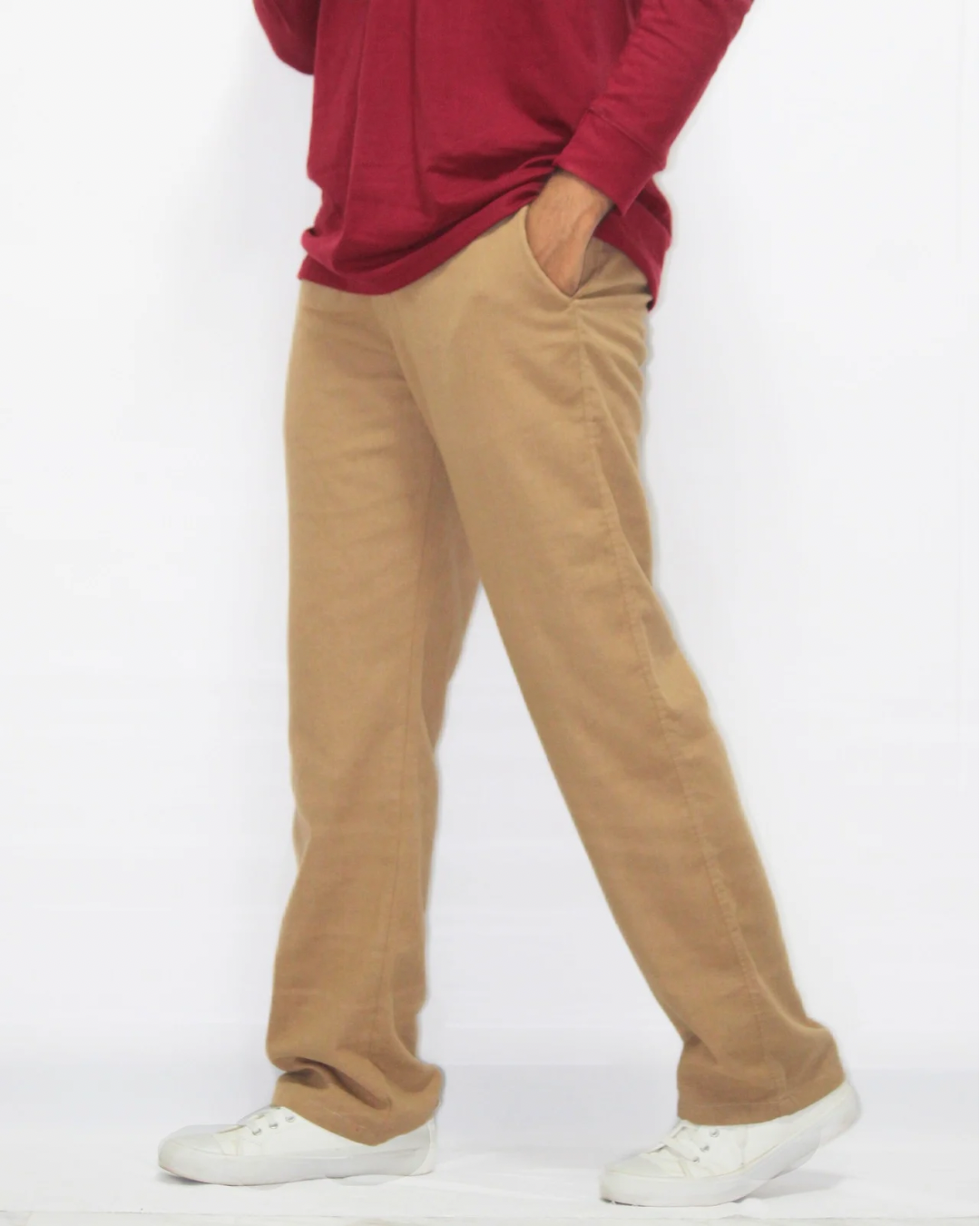 Linen Trouser - Camel Brown [Men's]