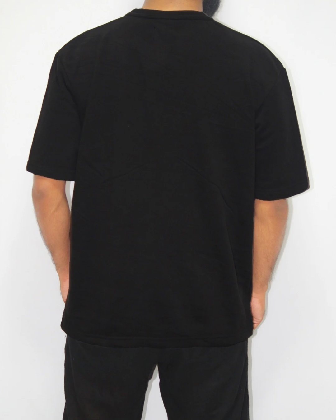 Drop Shoulder T-Shirt - Black