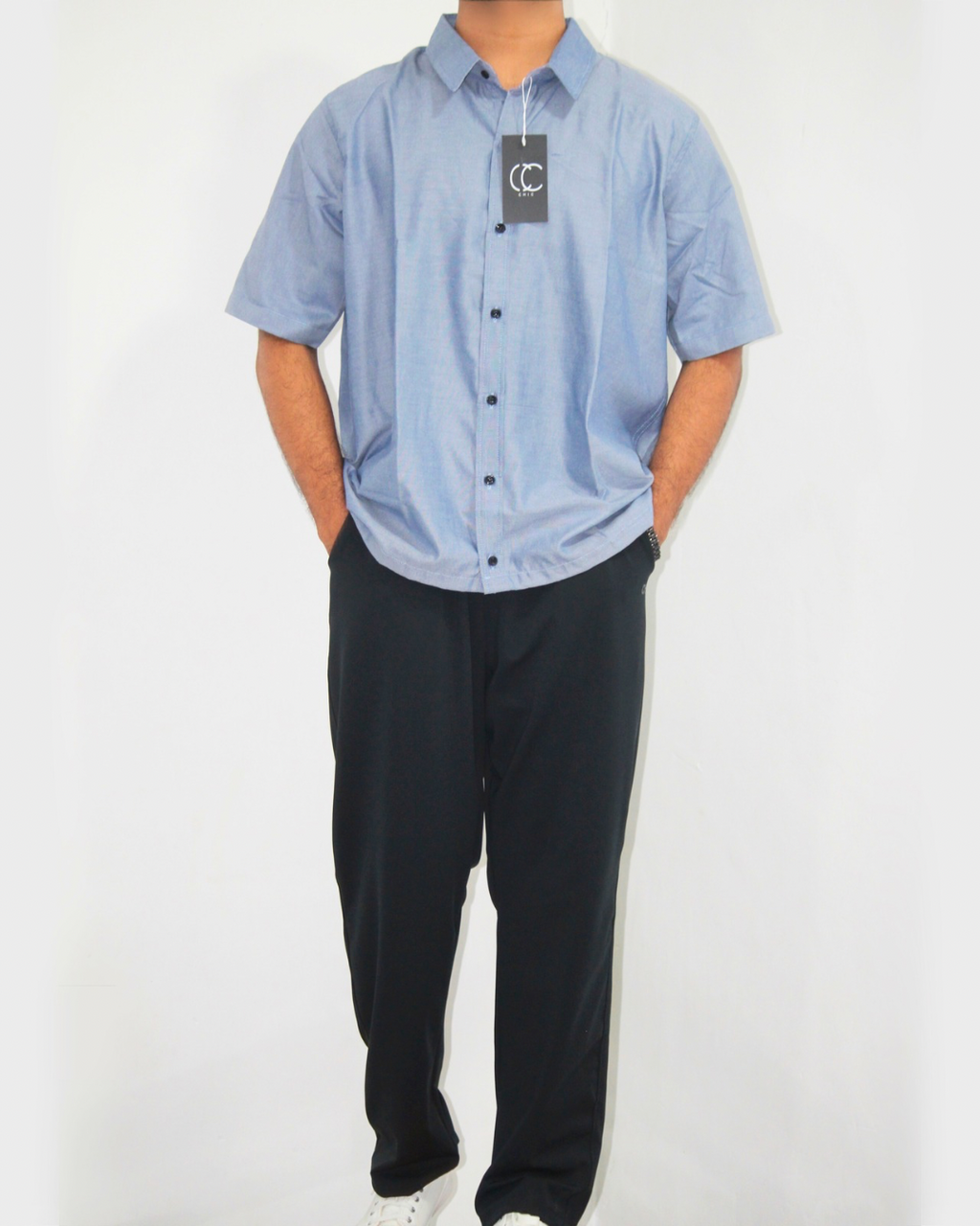 Loose Fit Shirt-Cool Grey [Short sleeve] [Men's]