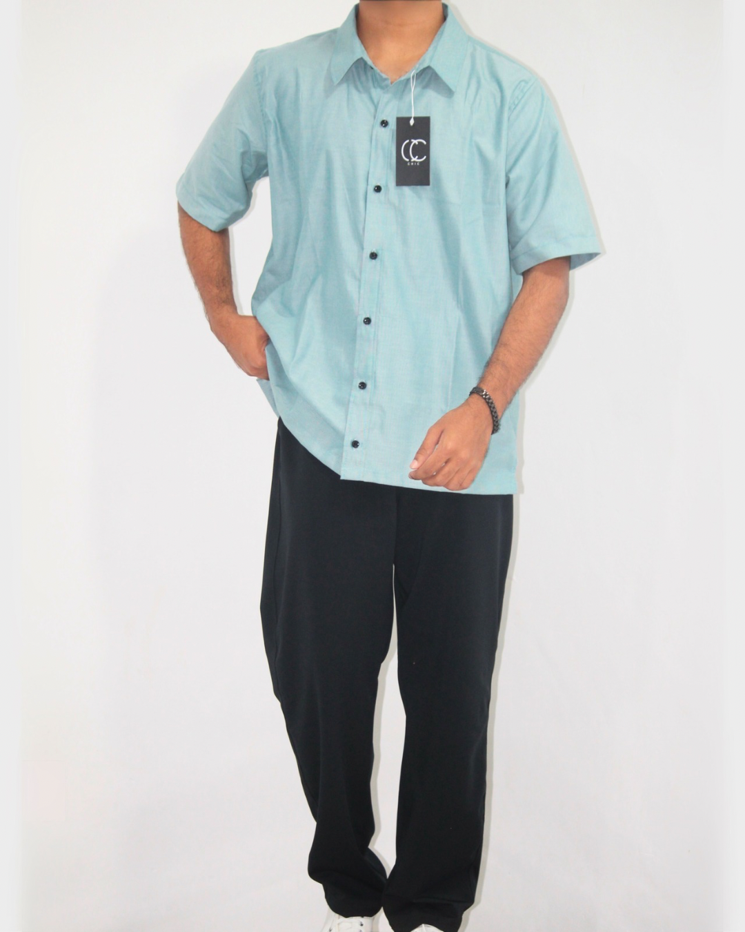 Loose Fit Shirt-Laurel Green [Short sleeve] [Men's]
