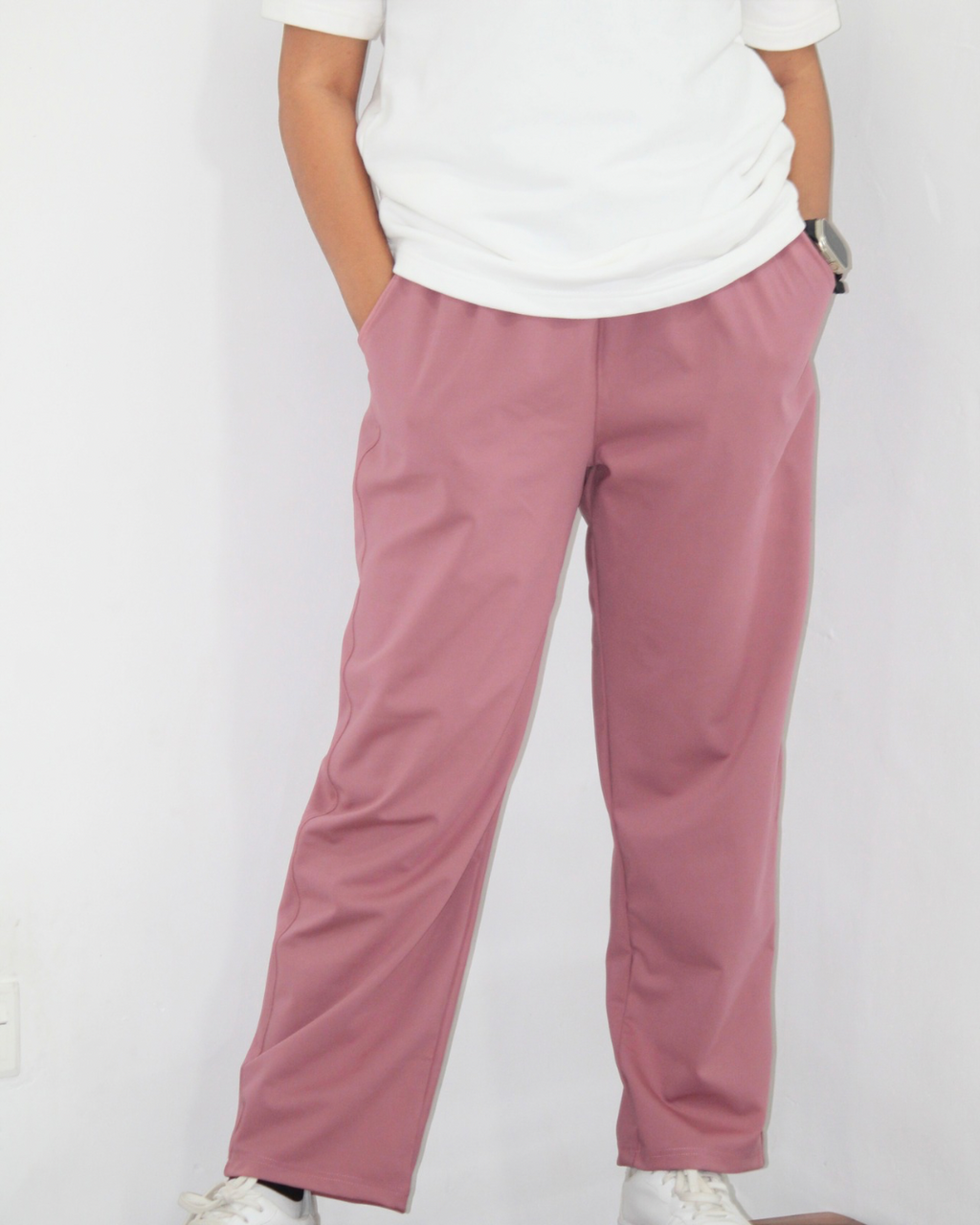 Loose Fit Pant - Dusty Pink