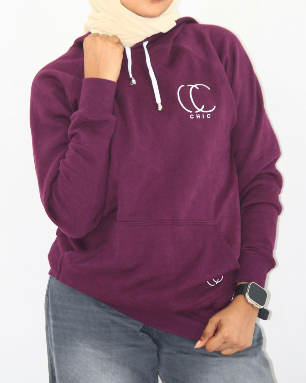 Hoodie - Eggplant Purple