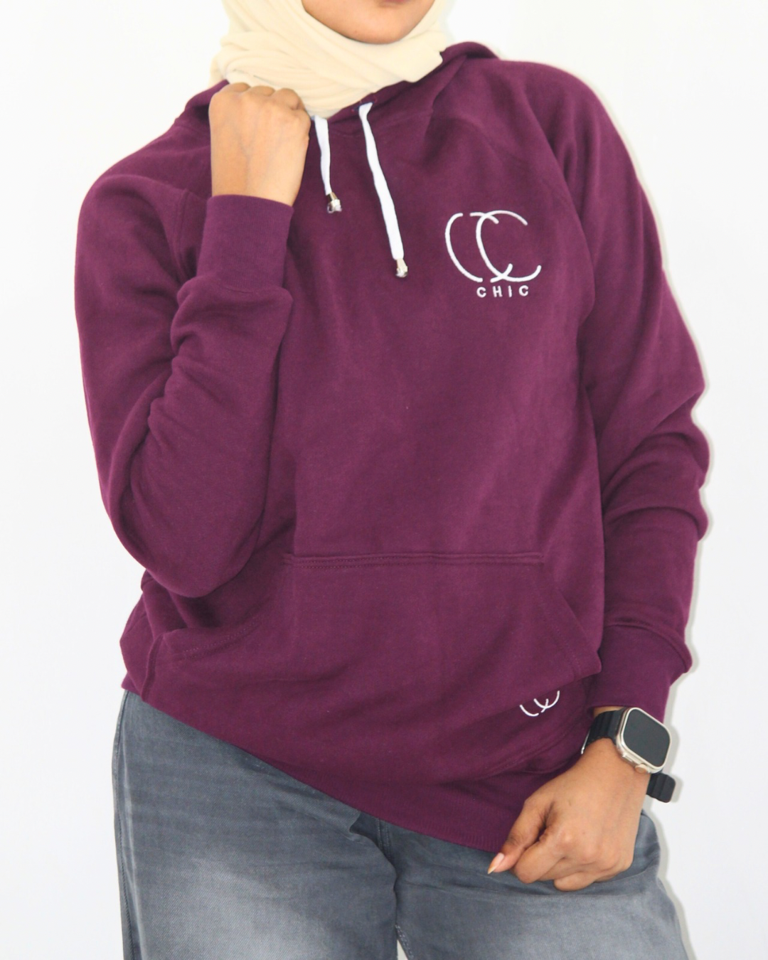 Hoodie - Eggplant Purple