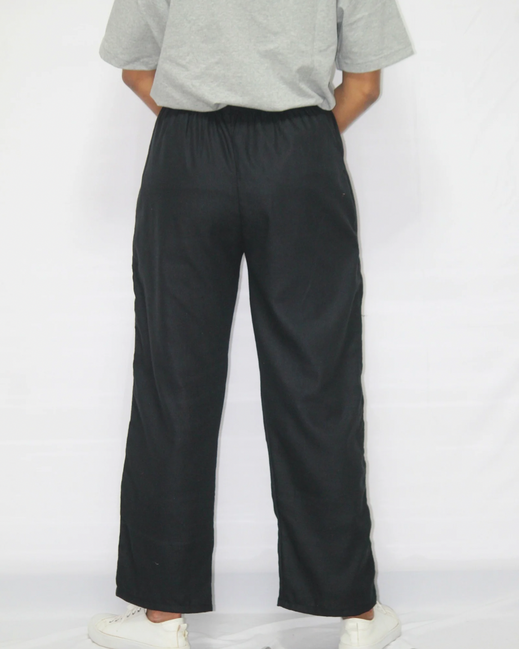 Linen Trouser - Black [Women's]