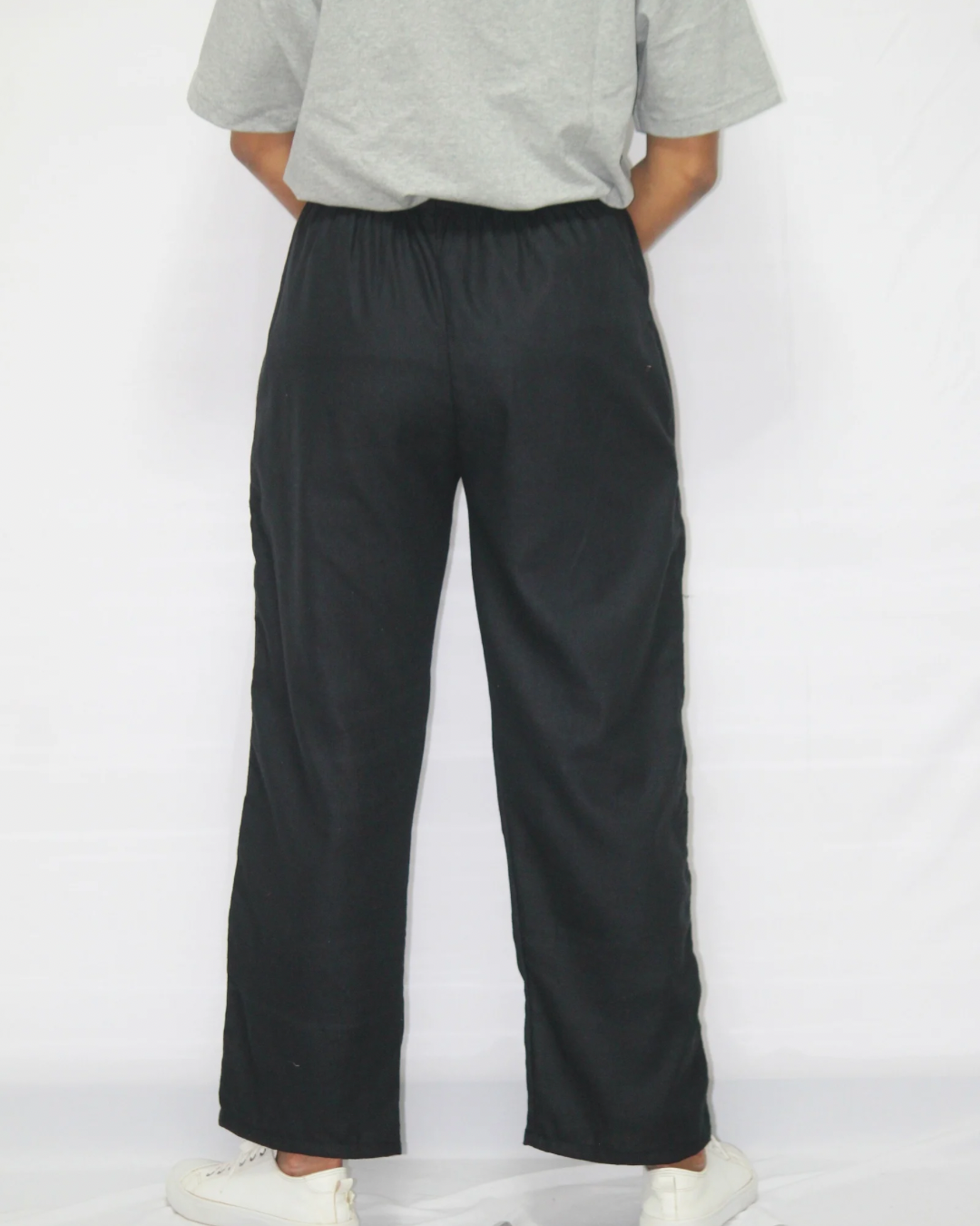 Linen Trouser - Black [Women's]