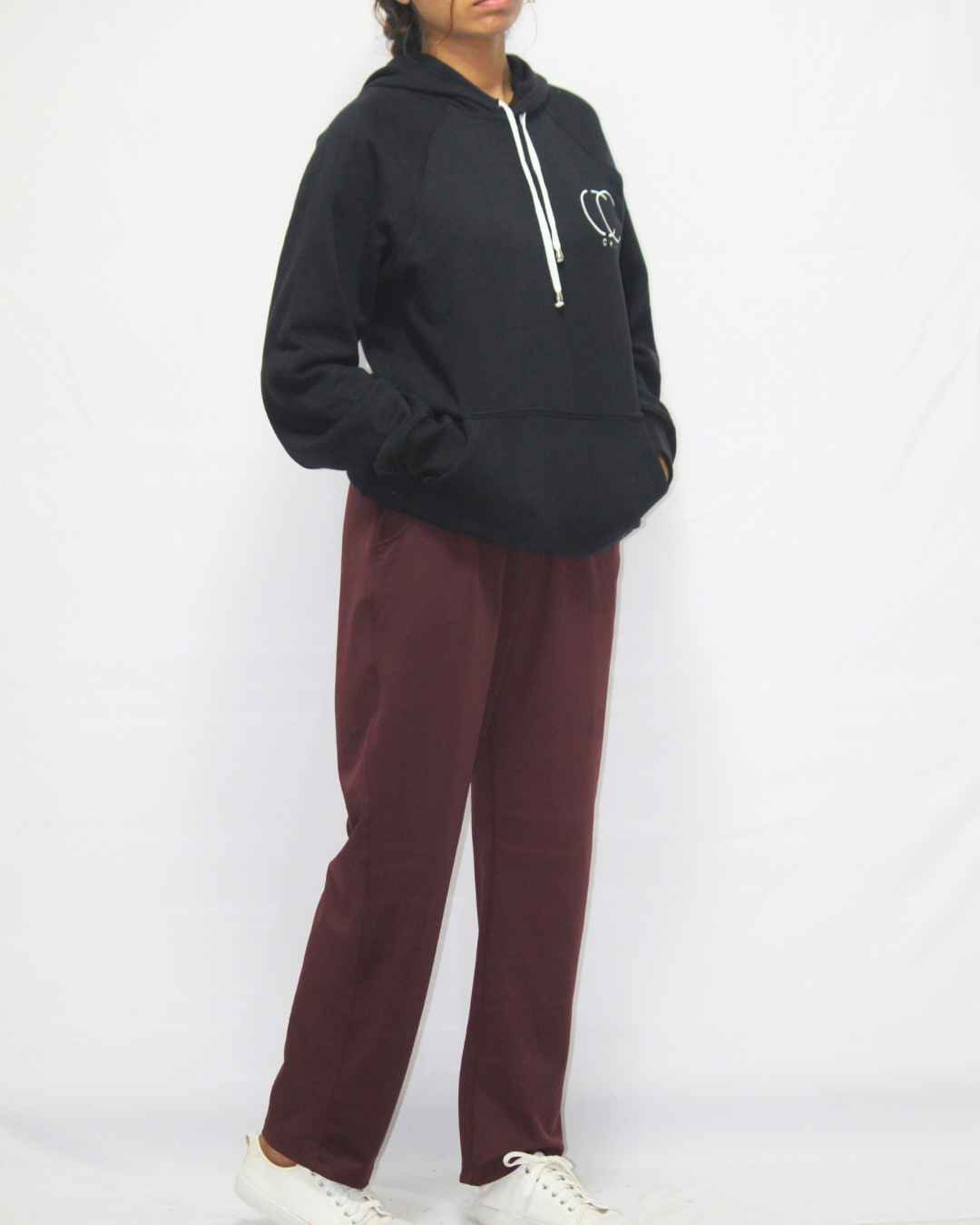 Loose Fit Pant - Wine Red