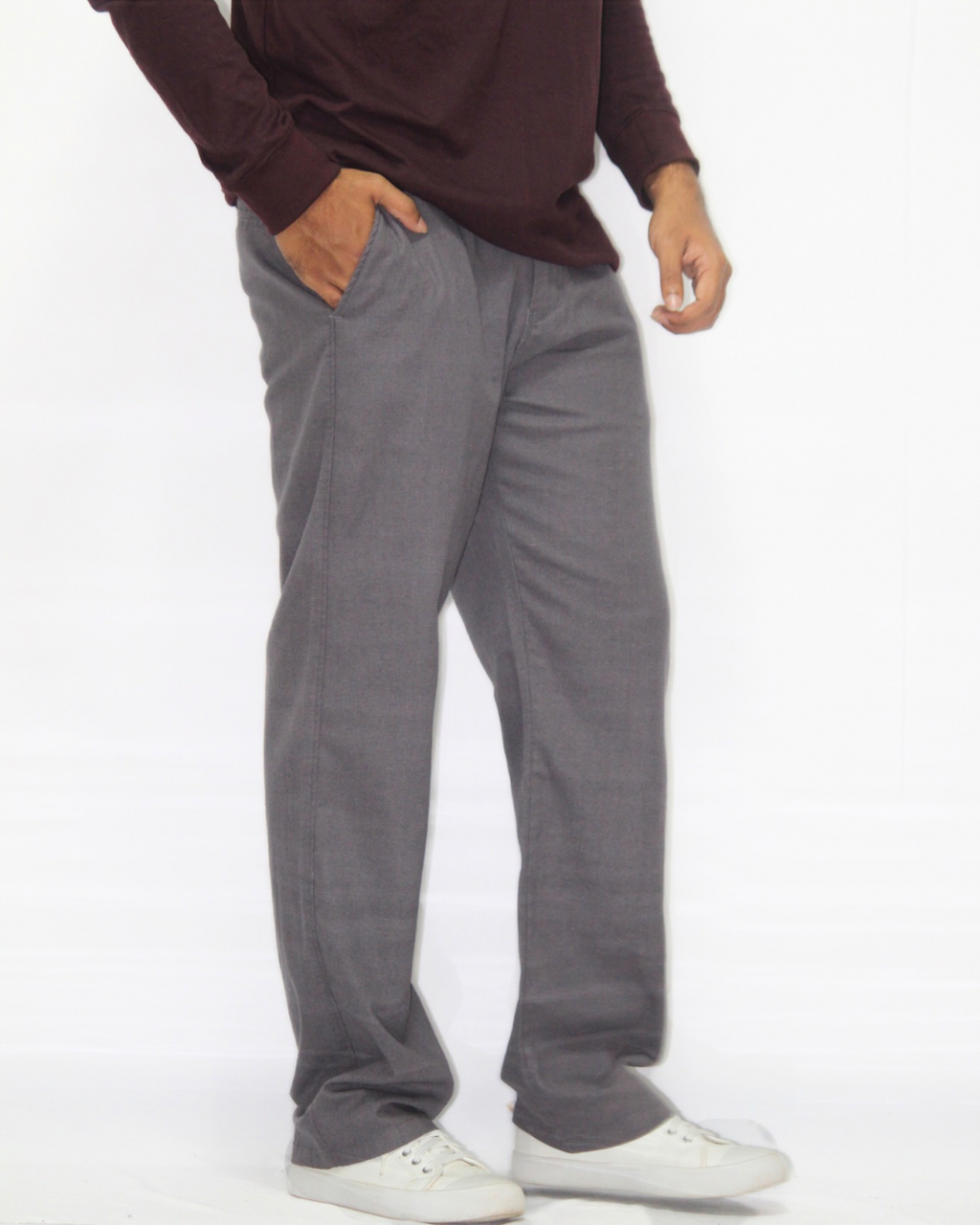Linen Trouser - Dark Grey [Men's]