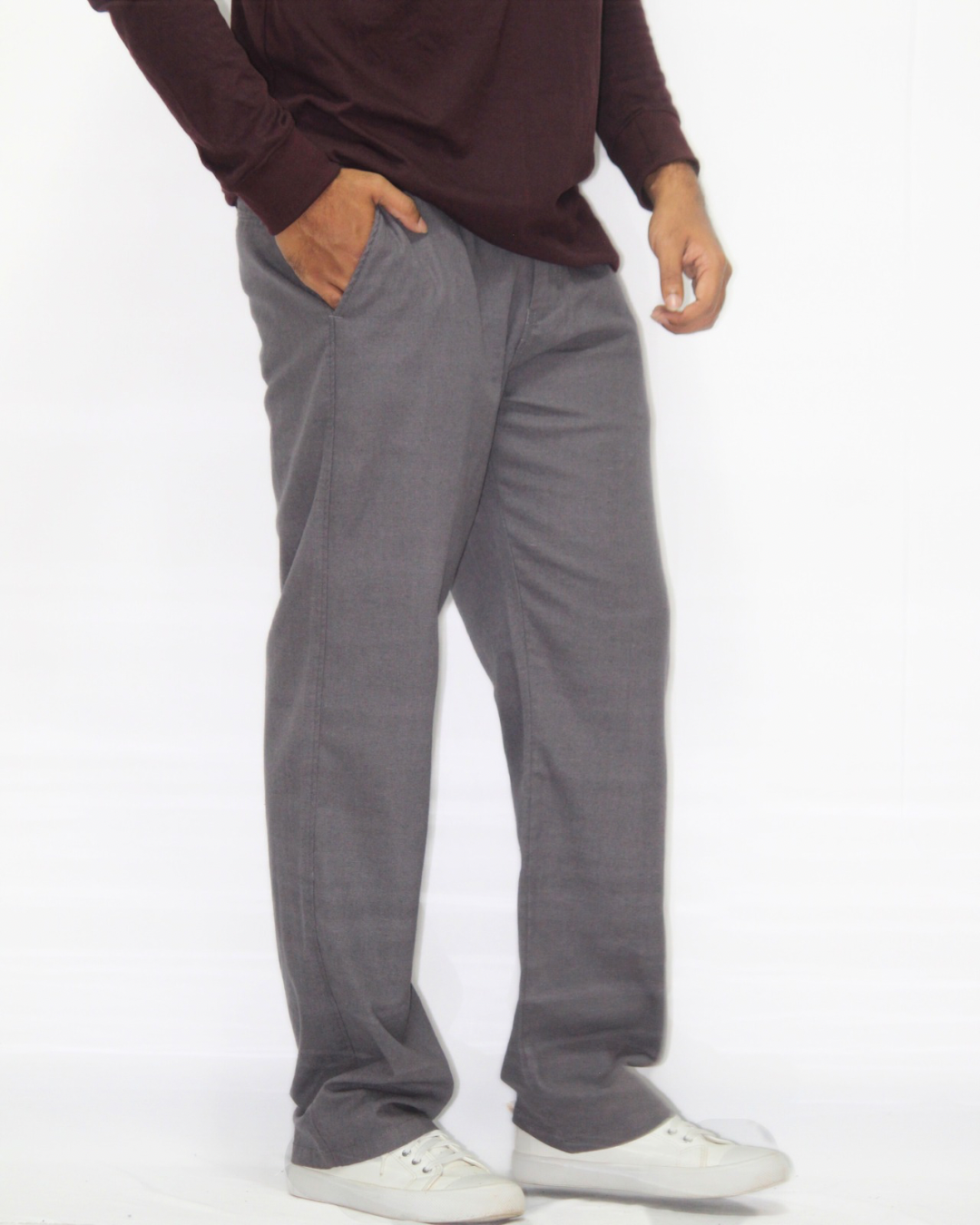 Linen Trouser - Dark Grey [Men's]
