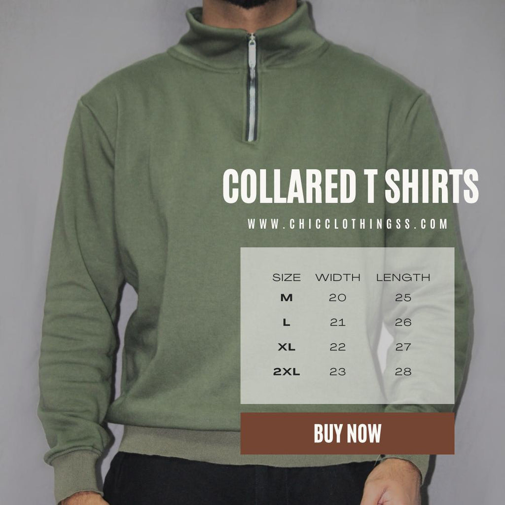 Funnel neck Sweatshirt- Olive Green [Men's]