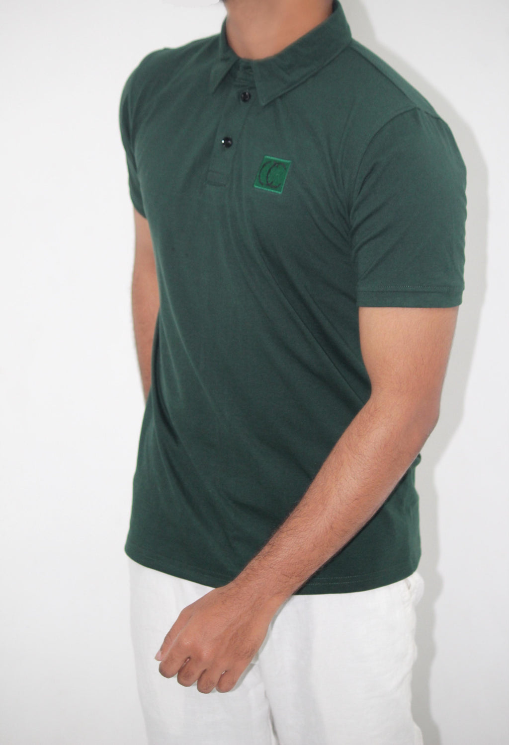 Polo Shirt-Dark Green [Short sleeve] [Men's]