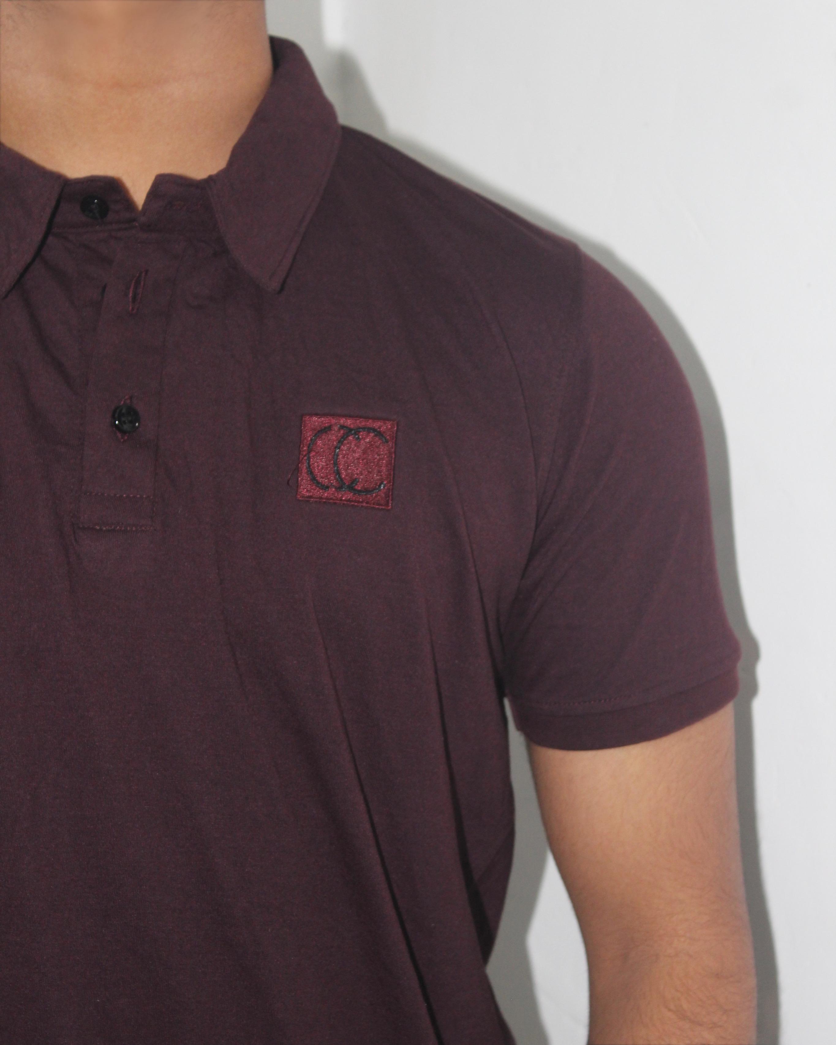 Polo Shirt-Plum Wine Purple [Short sleeve] [Men's]