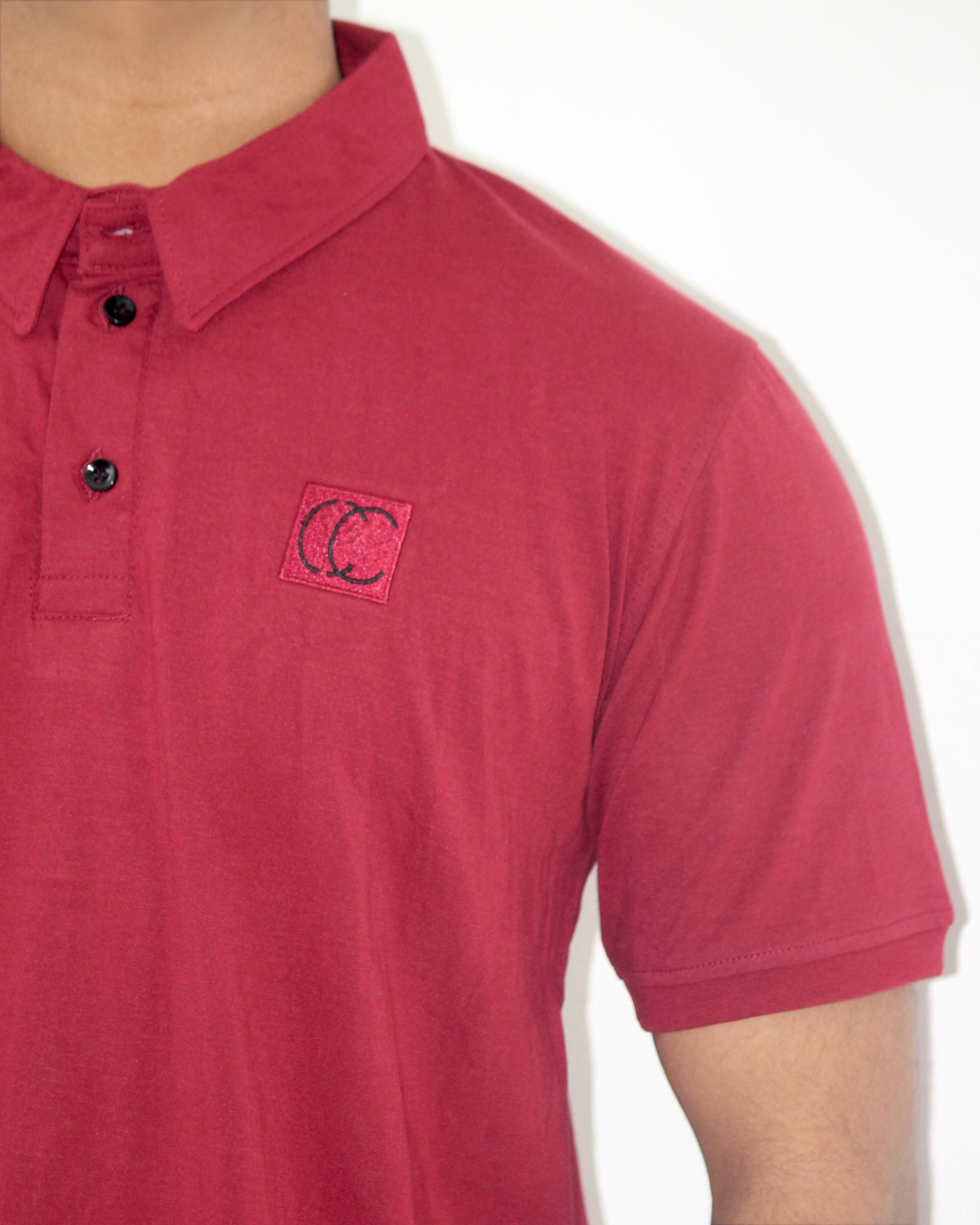 Polo Shirt-Maroon [Short sleeve] [Men's]