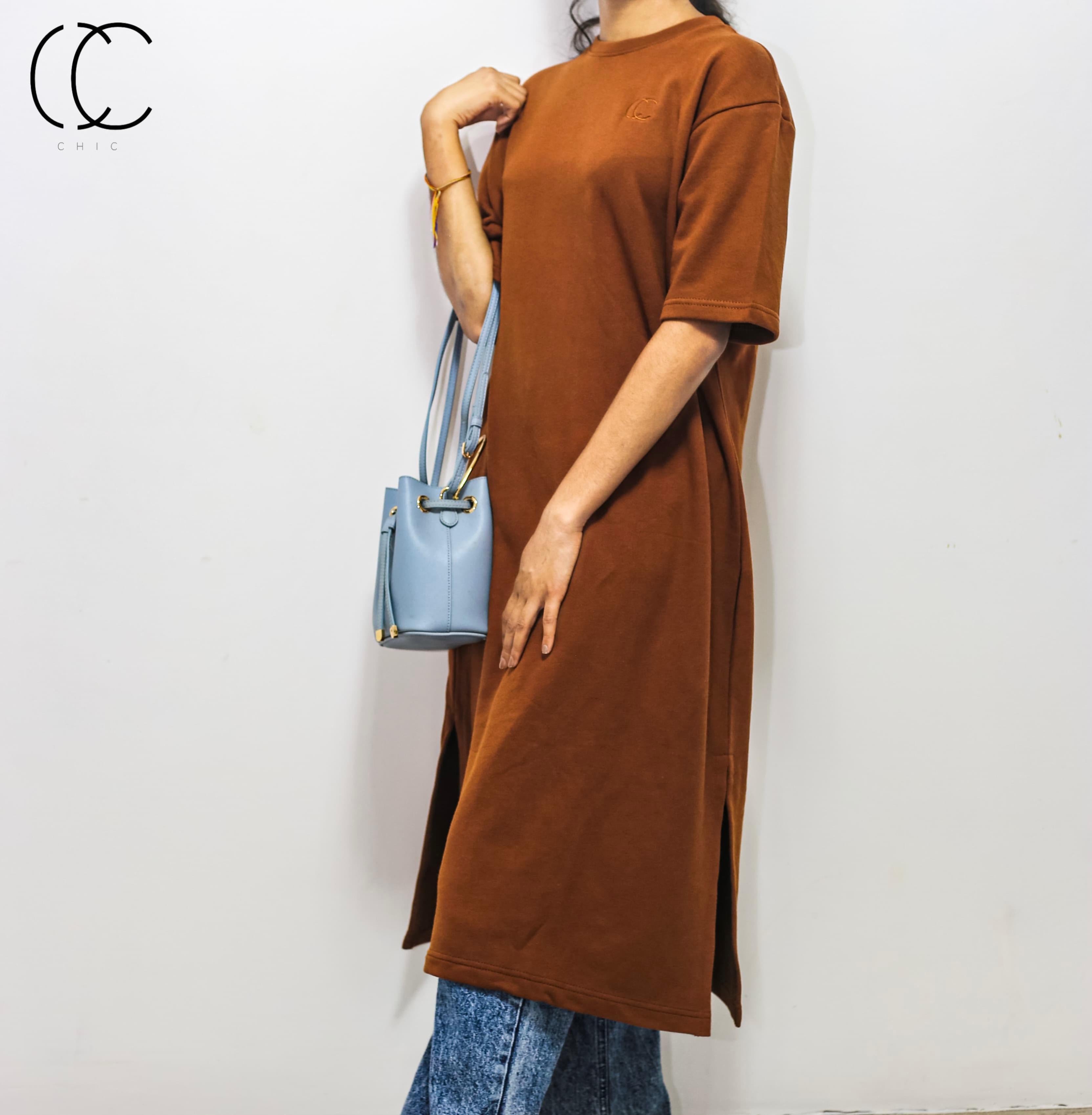 Midi T shirt- Brunette [Women's]