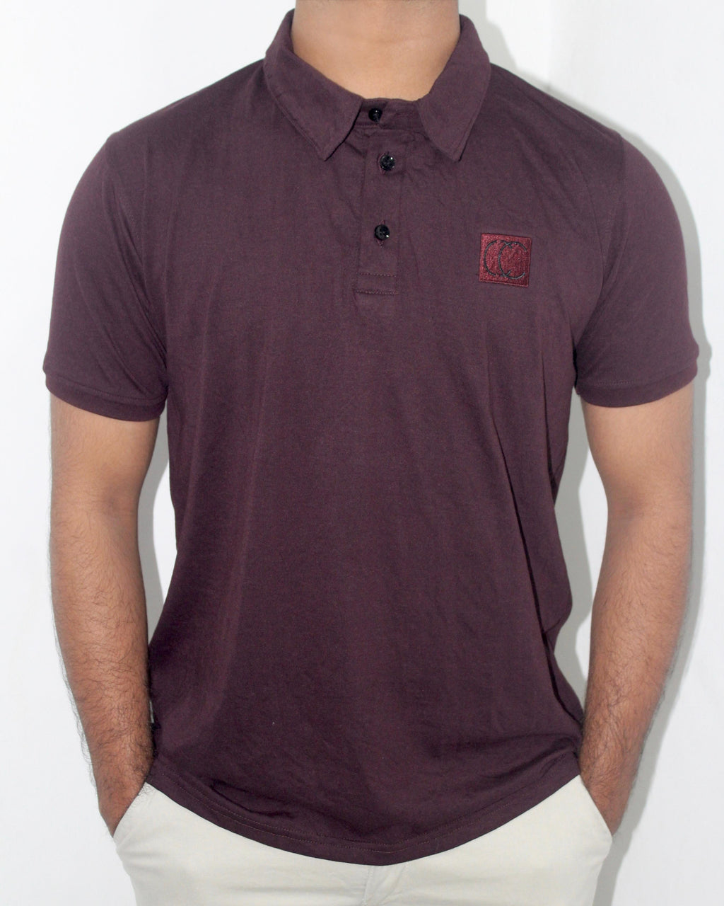 Polo Shirt-Plum Wine Purple [Short sleeve] [Men's]
