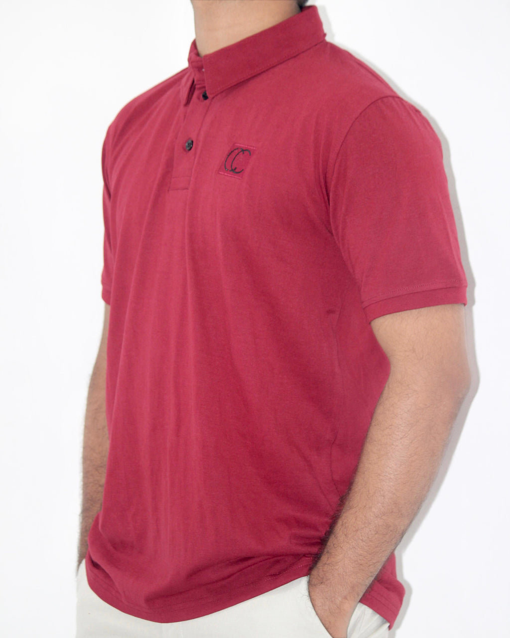 Polo Shirt-Maroon [Short sleeve] [Men's]